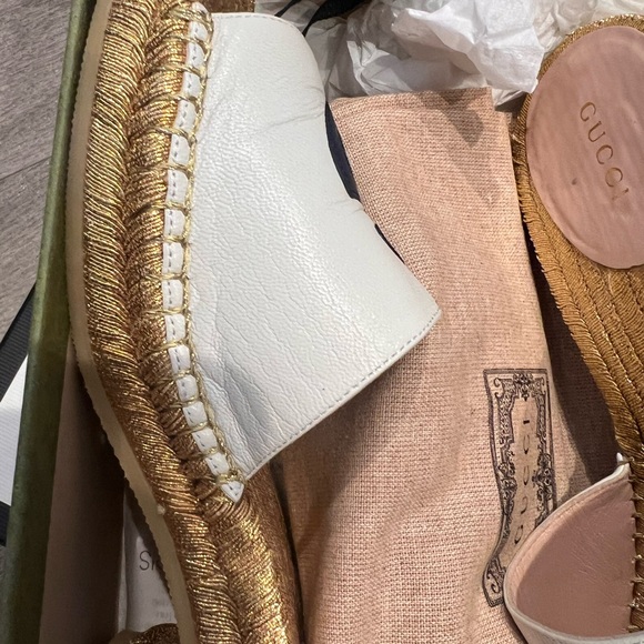 Authentic GG Gucci sandals size 37.5 - Picture 9 of 10